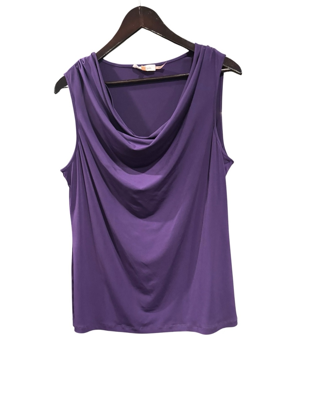 Calvin Klein Purple Cowl Neck Sleeveless Tank